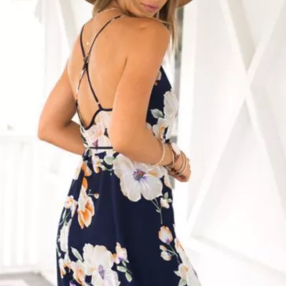 🔥 Last Price Drop 🔥 Floral Chiffon Dress - Picture 2 of 5