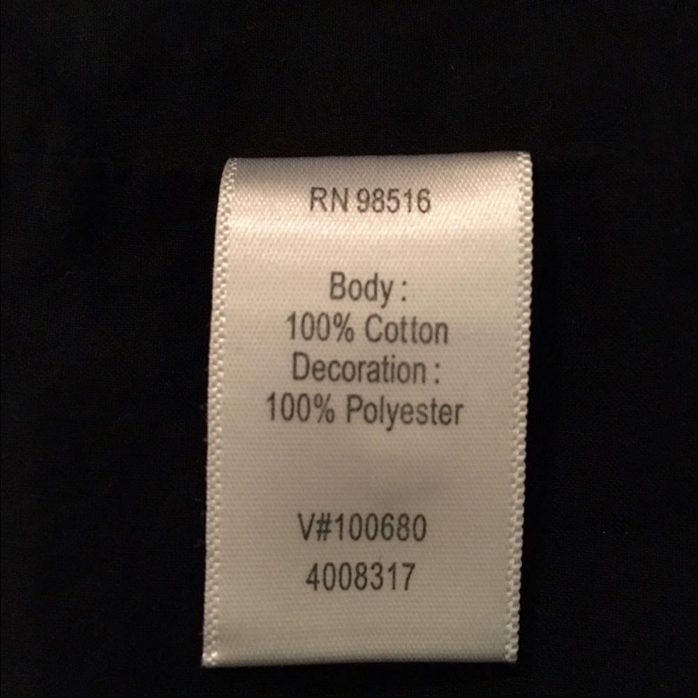 Coldwater Creek Black Eyelet Tank -M - Picture 5 of 6