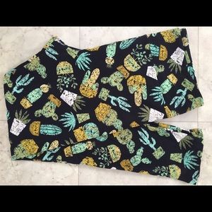 Lularoe TC cactus leggings