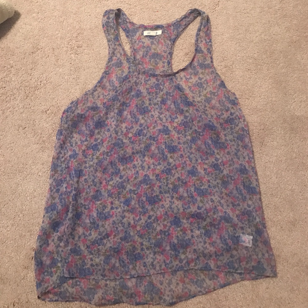 Aerie floral tank top