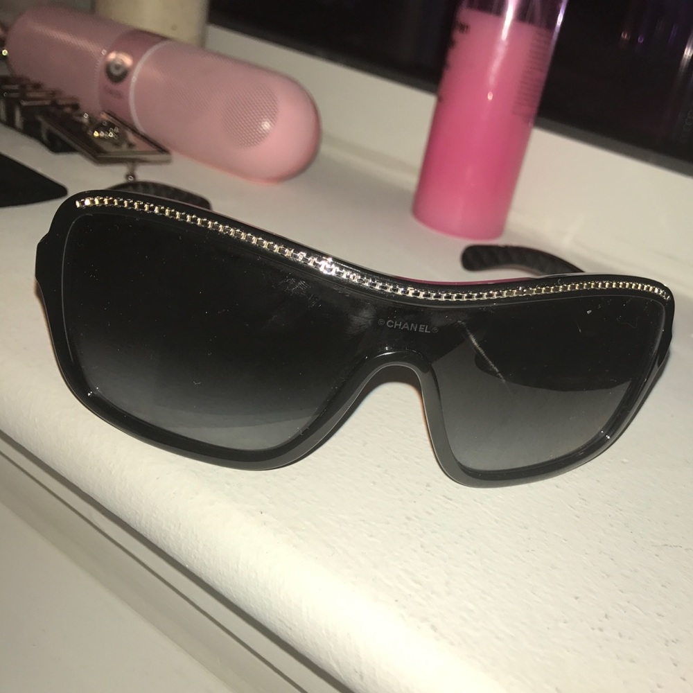 Authentic Chanel sunglasses with new case
