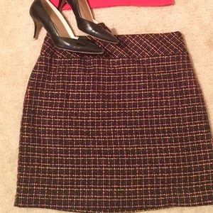 Fun multi-color Loft skirt