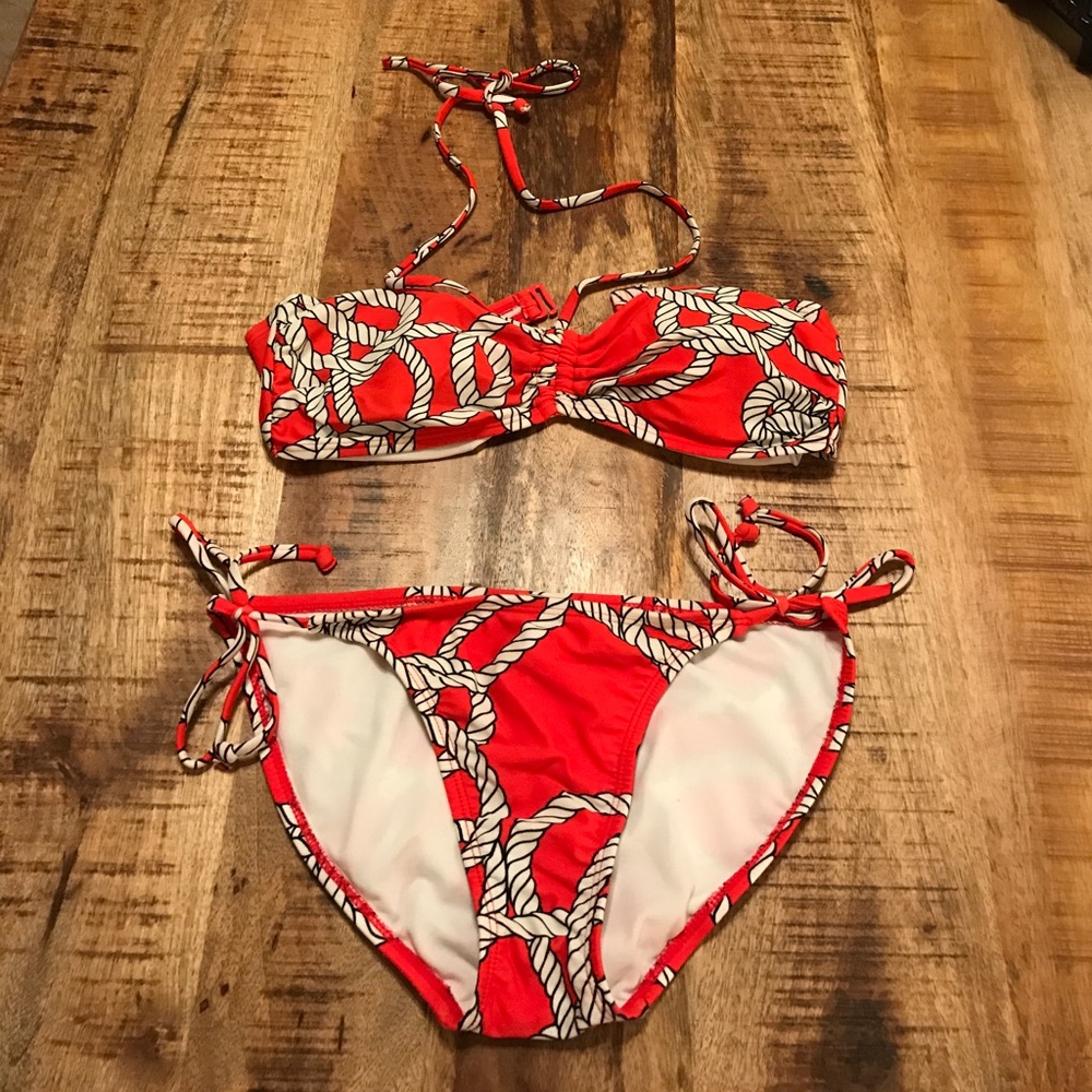 Red anchor bikini size S/M