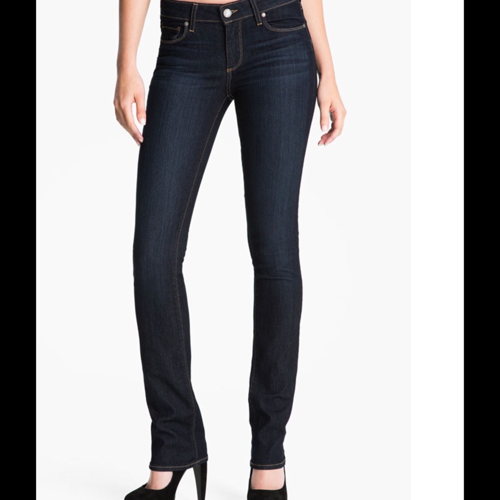 Paige denim straight leg jeans