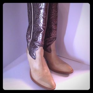 Frye 77885 Mustang Stitch 14 Western Boots