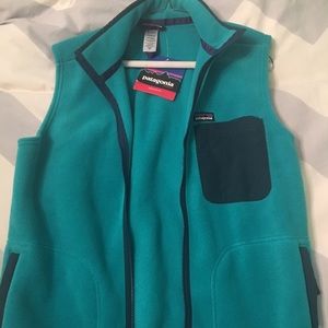Teal men's Patagonia vest
