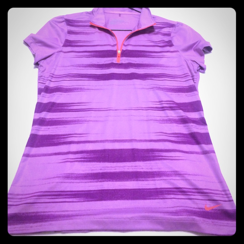 NiKE golf polo purple