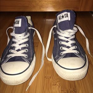 Navy Blue Converse Sneakers