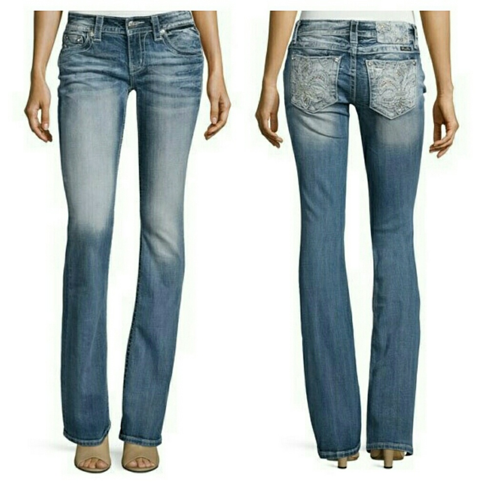 New- Miss Me Signature Boot Sz 25 26 27 Inseam 33