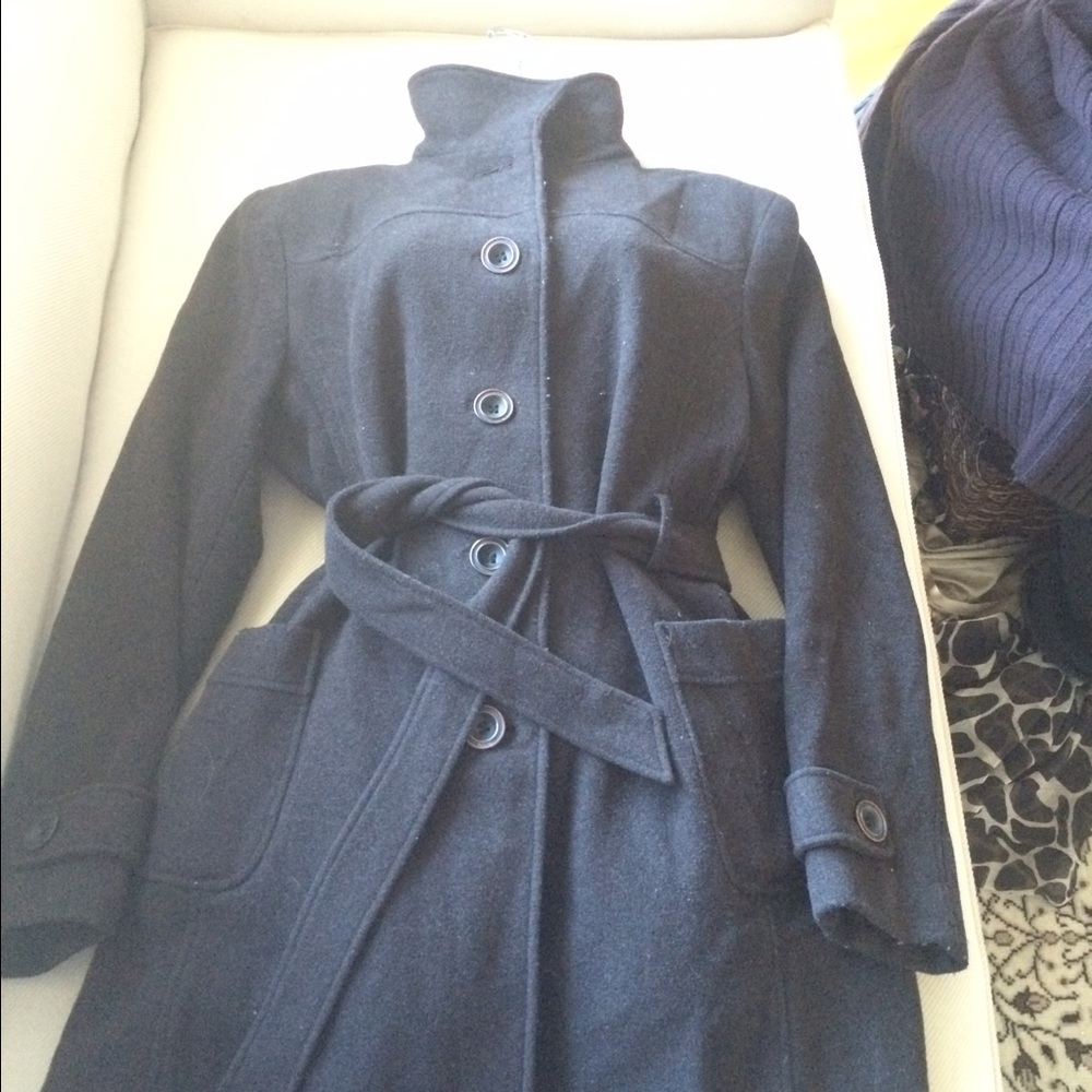 Collection by Gallery - brown wool coat - Picture 1 of 4