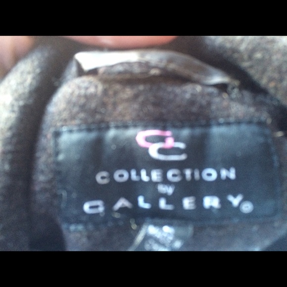 Collection by Gallery - brown wool coat - Picture 4 of 4