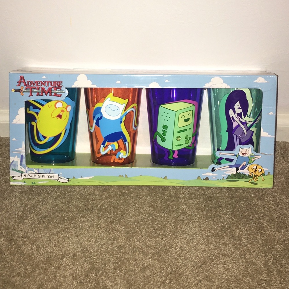 ‼️SOLD‼️Adventure Time Glasses Gift Set