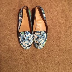 J. Crew Floral Flats