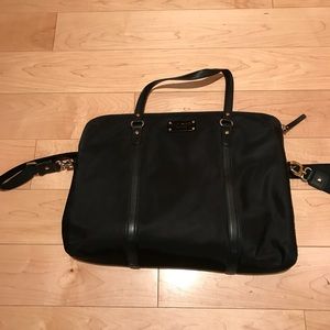 Classic Black Kate Spade laptop bag up to 15 inch