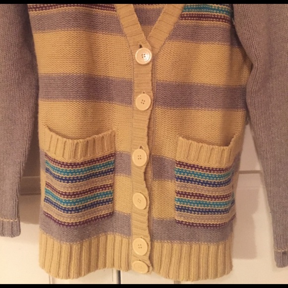 Striped Marc Jacobs 100% Lambs Wool Sweater - Picture 3 of 4