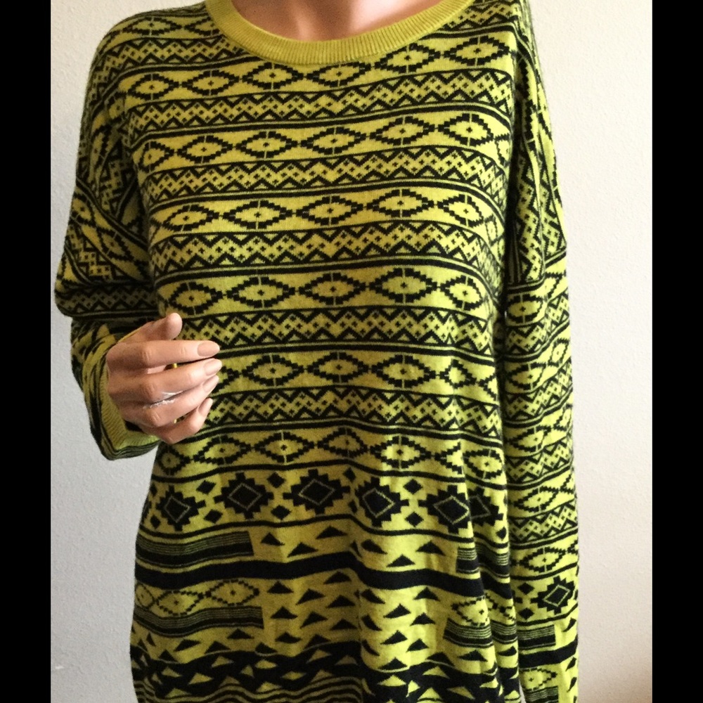 Tribal Aztec Native Boho Print sweater