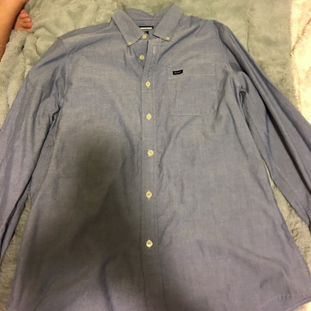 Men's Long Sleeve Button Up