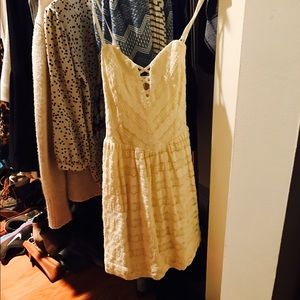 Size 6 Guess Party Dress - Off White