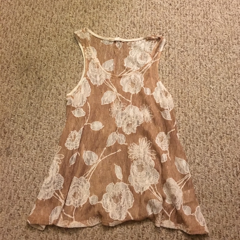 Painted Threads Lace Top