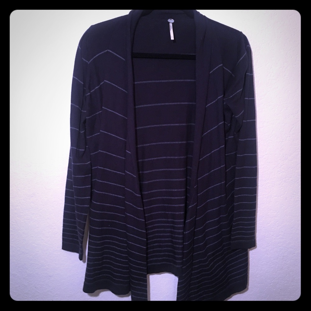 Margaret O'Leary open front cardigan.