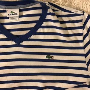 Men's Lacoste size 6 v neck