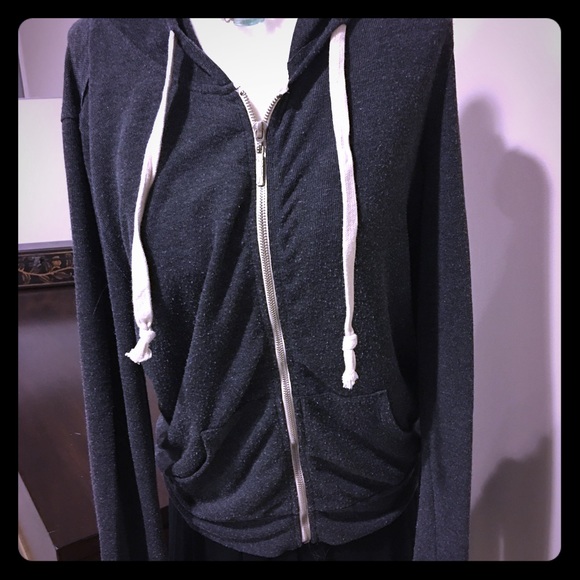 7 for All Mankind grey sweatshirt size L - Picture 1 of 3