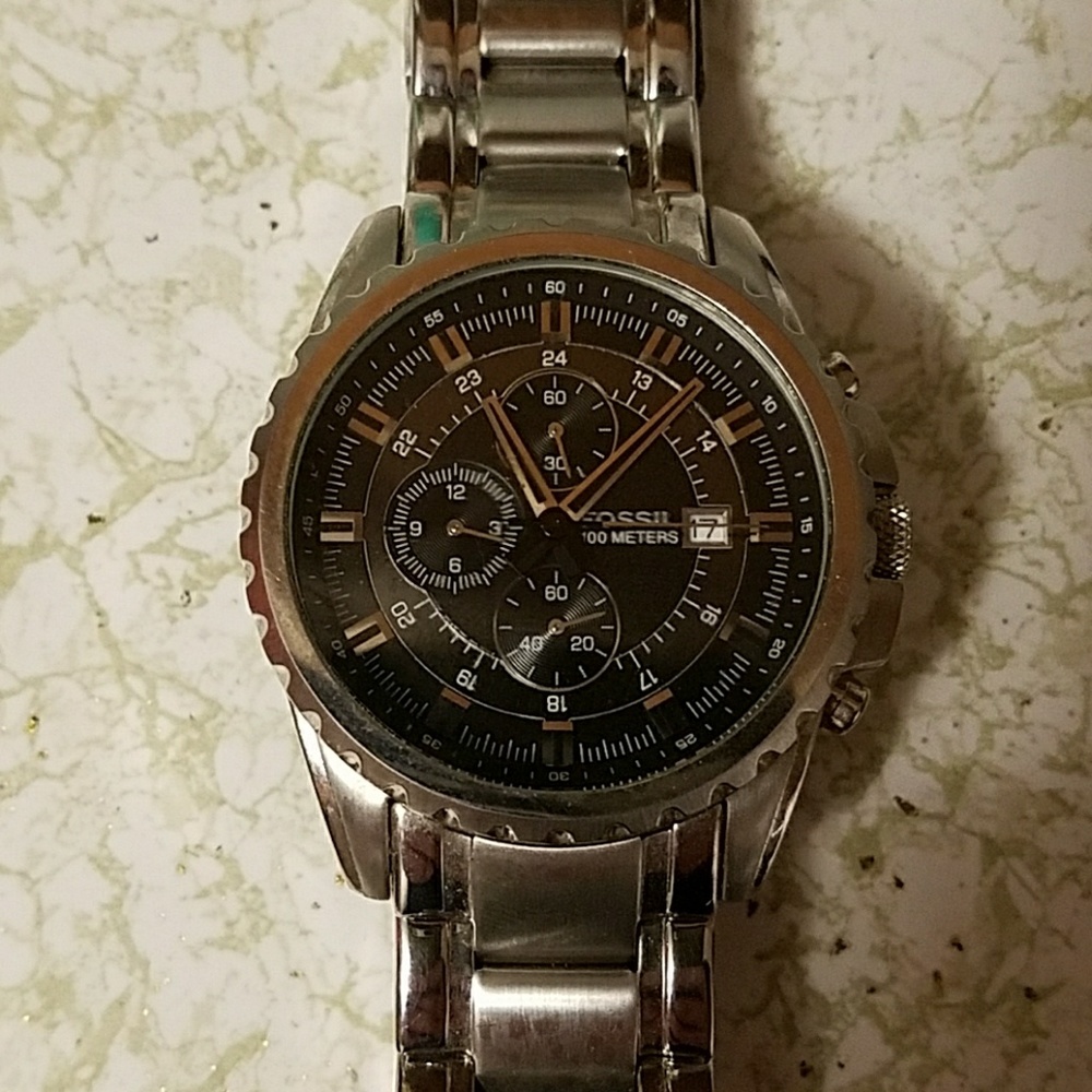 Men's Fossil Blue watch