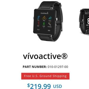 Garmin vivo active smartwatch