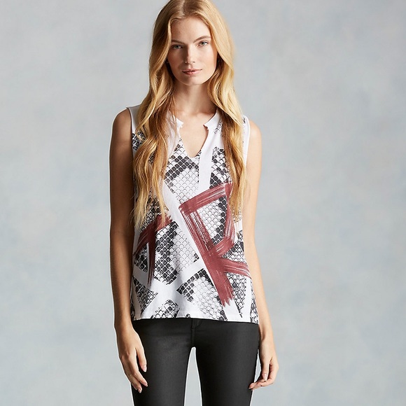 NWT True Religion Geo Python Muscle Tee Tank - Picture 2 of 5