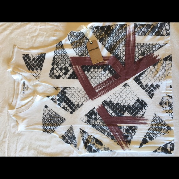 NWT True Religion Geo Python Muscle Tee Tank - Picture 5 of 5