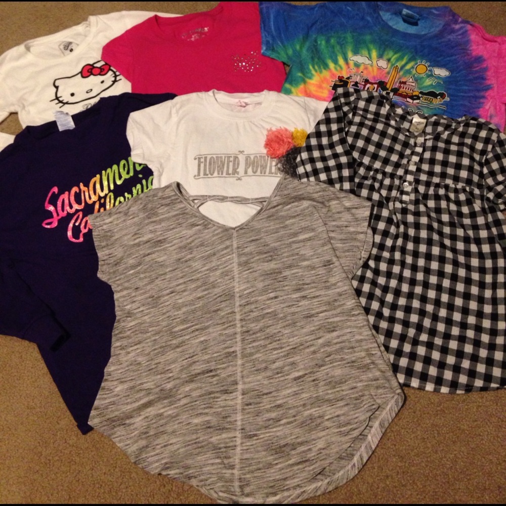 Girls Lot of Shirts