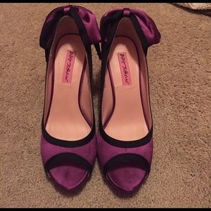 Betsey Johnson purple Heels Betsey Johnson purple Heels