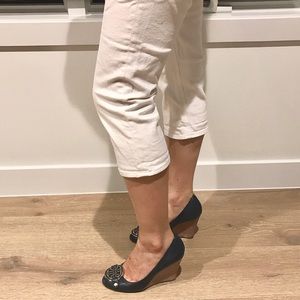 Jean Cropped J.Crew Matchstick - Taille 24, Longueur 26 Pouces, Coupe Capri