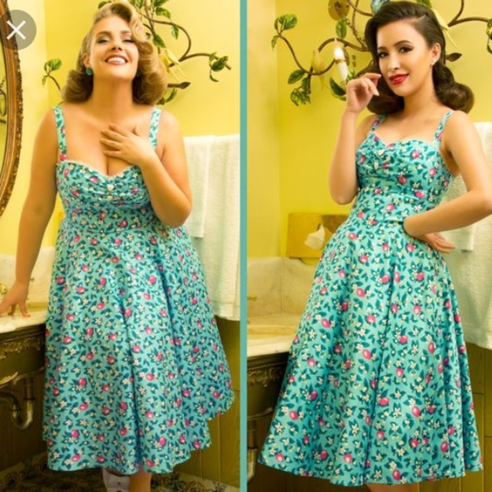 Blue lemonade dress for @Afriant