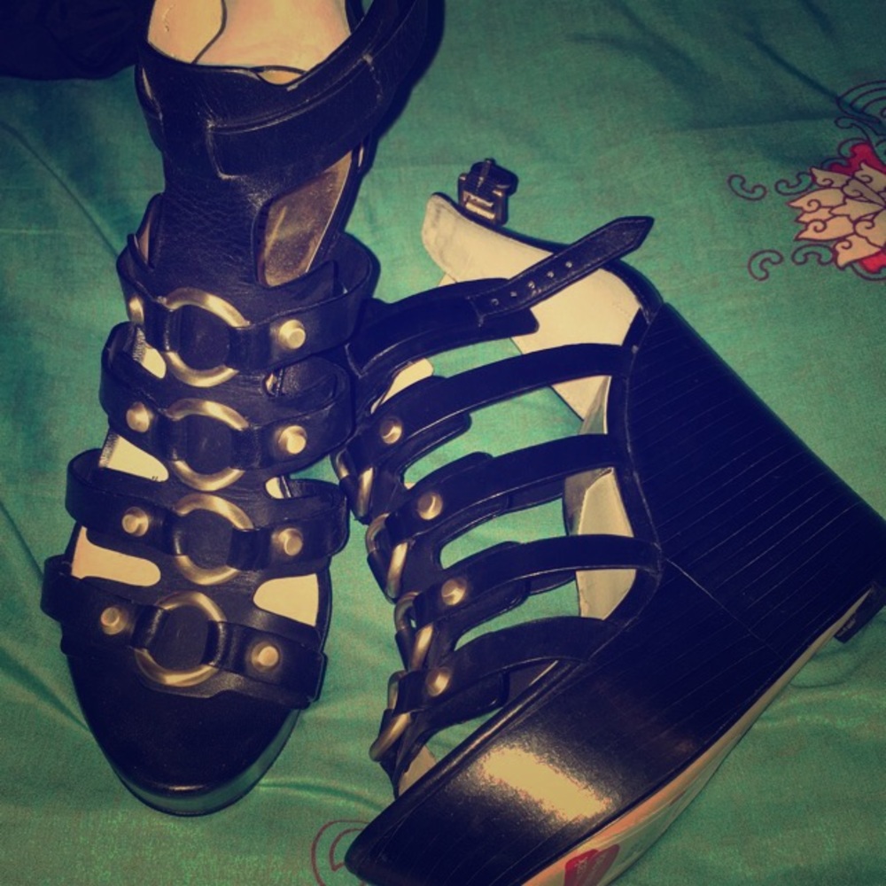 Michael Kors caged wedge