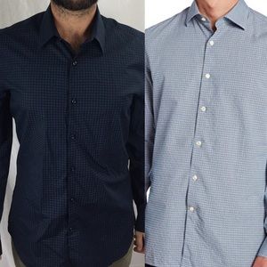 J Lindeberg Button front shirts slim fit large