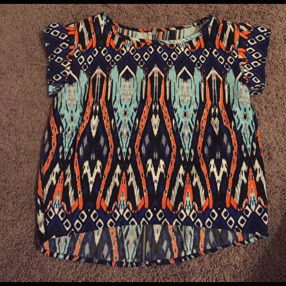 Aztec crop top