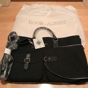 NEW WITH TAGS black Hook & Albert suit / dress bag