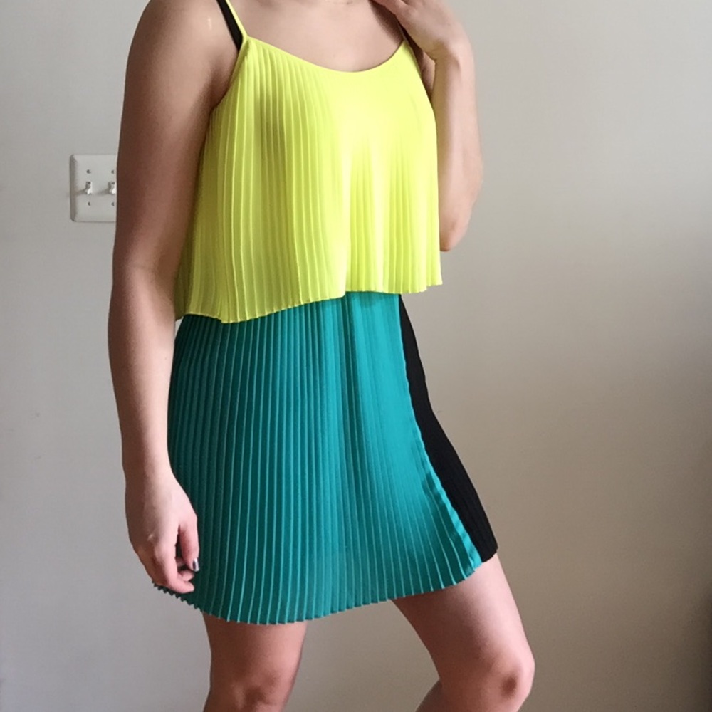 Parker Jett Combo Dress in Sunbeam