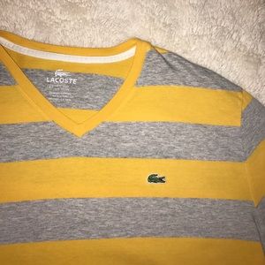 Men's Lacoste v neck large