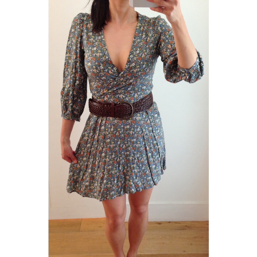 Zara floral print dress