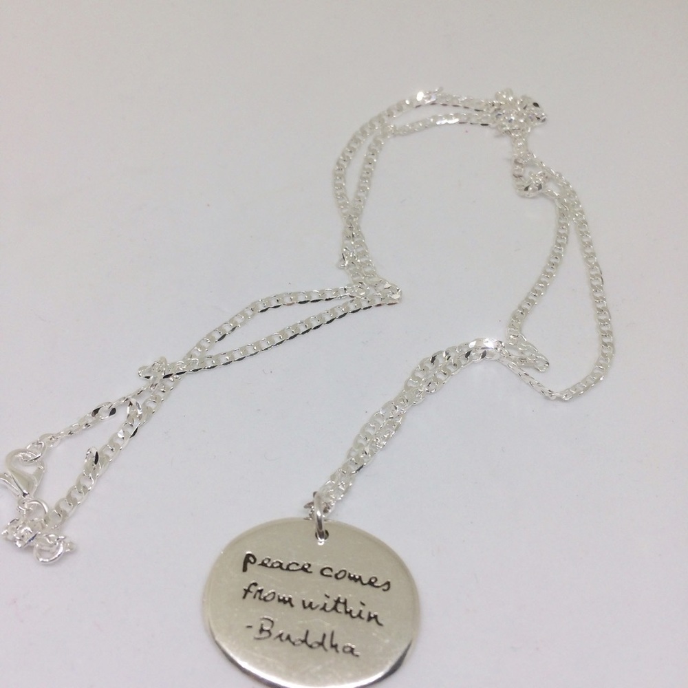 🎀STERLING SILVER 🎀BUDDHA PENDANT - Picture 4 of 8