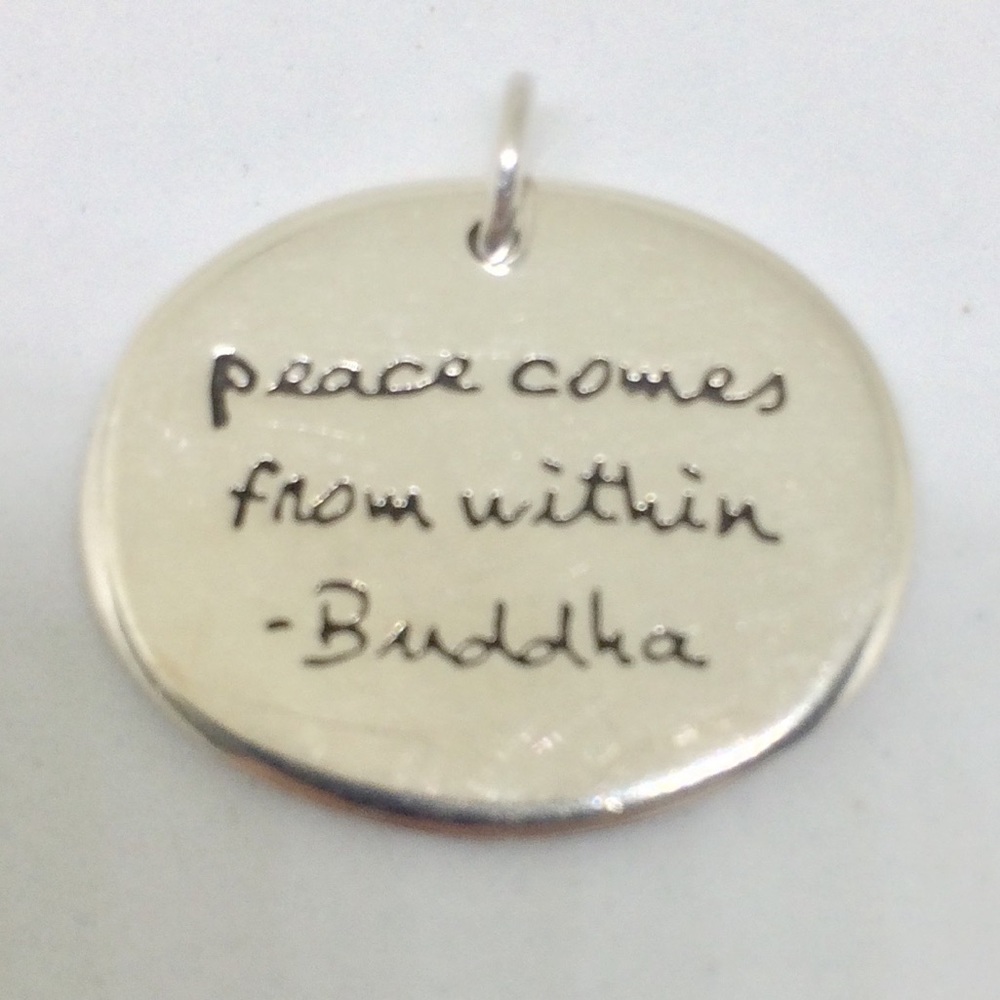 🎀STERLING SILVER 🎀BUDDHA PENDANT - Picture 1 of 8