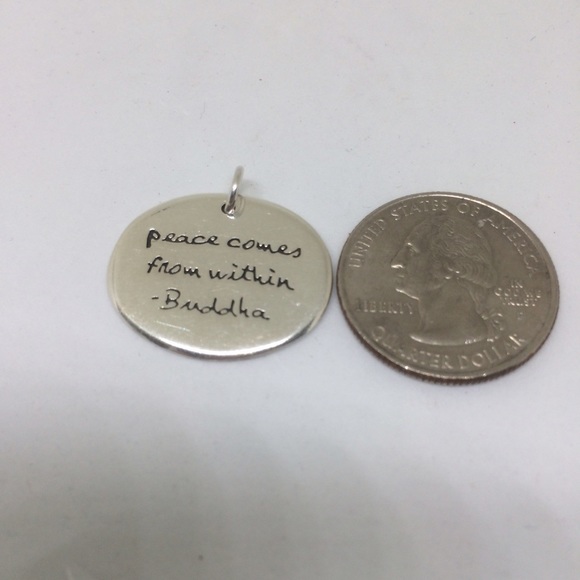 🎀STERLING SILVER 🎀BUDDHA PENDANT - Picture 3 of 8