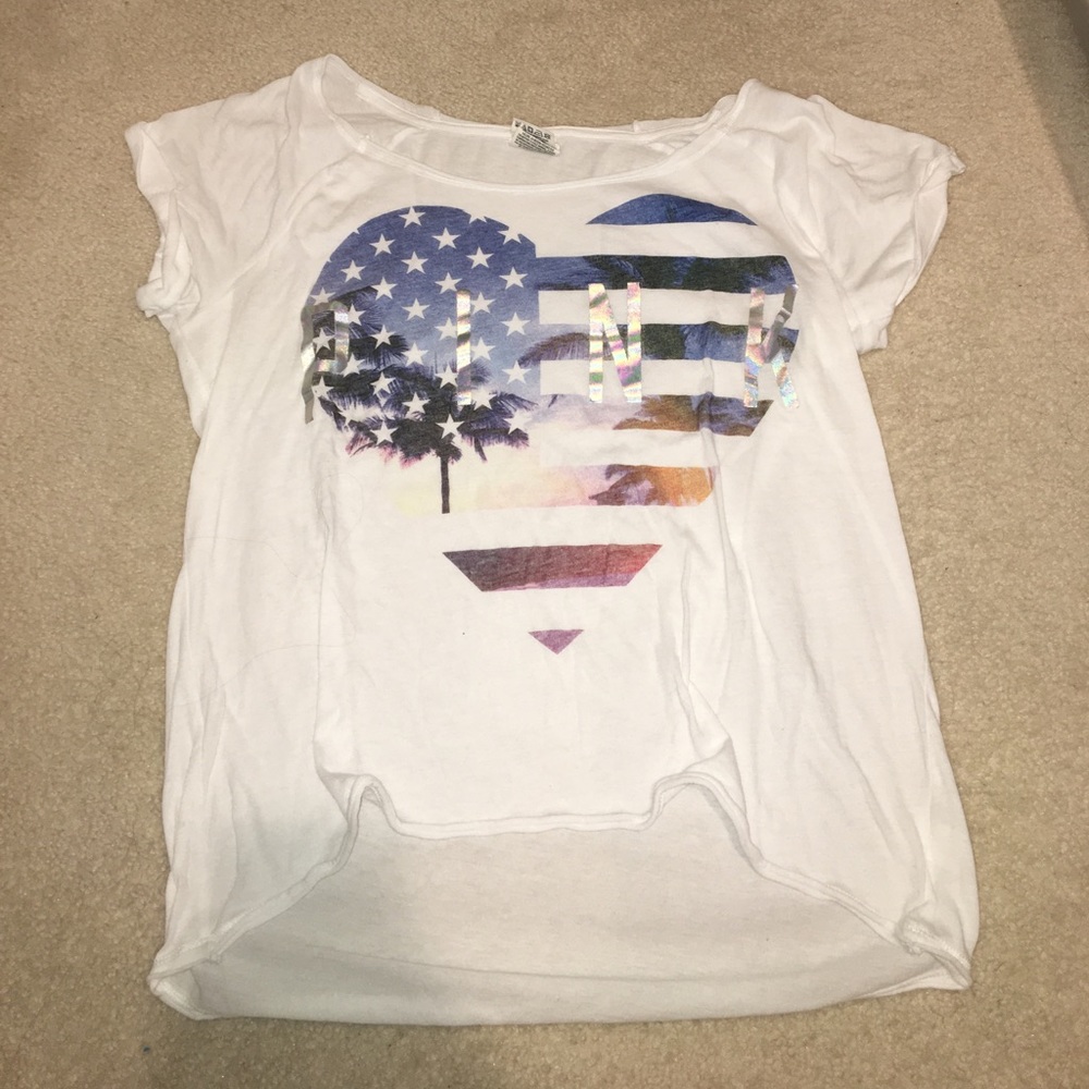 PINK Victoria's Secret Holographic T-shirt