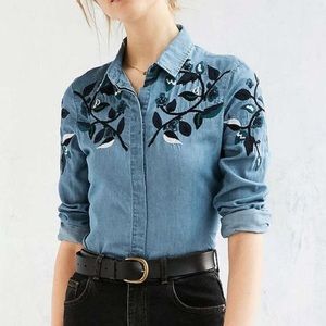 BDG Urban Outfitters Western Button-Down