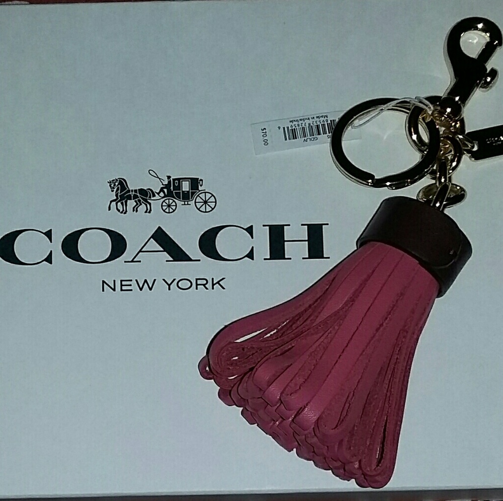 Coach key chain/bag charm