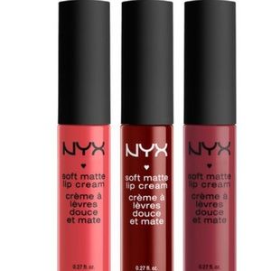 3 NYX BRAND NEW soft matte lip cream bundle