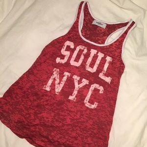 SoulCycle 'Soul NYC' Burnout Tank