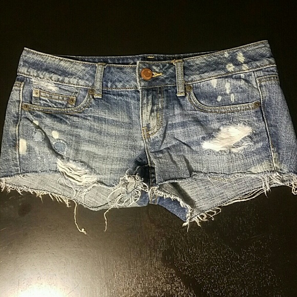 American Eagle Outfitters Pants - American Eagle distressed jean shorts size 2